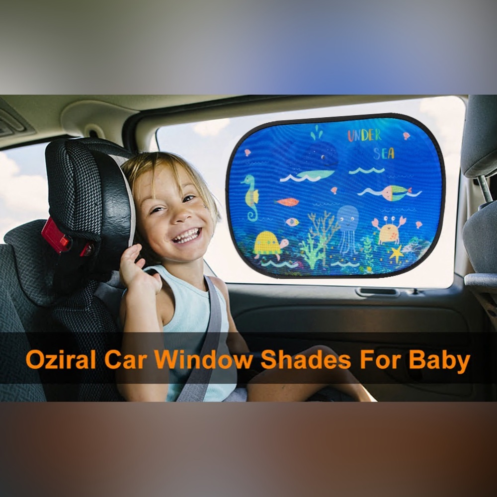 Oziral Car Sun Shade Car Window Shade for Kids Baby UV Rays Sunlight Protector